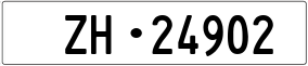 Truck License Plate